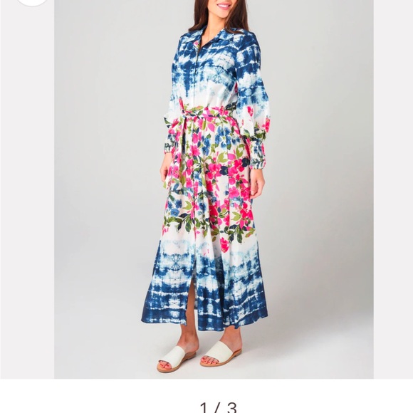 Misa Los Angeles Bettina Dress Size Small Floral Tie Dye NWOT - Picture 8 of 16